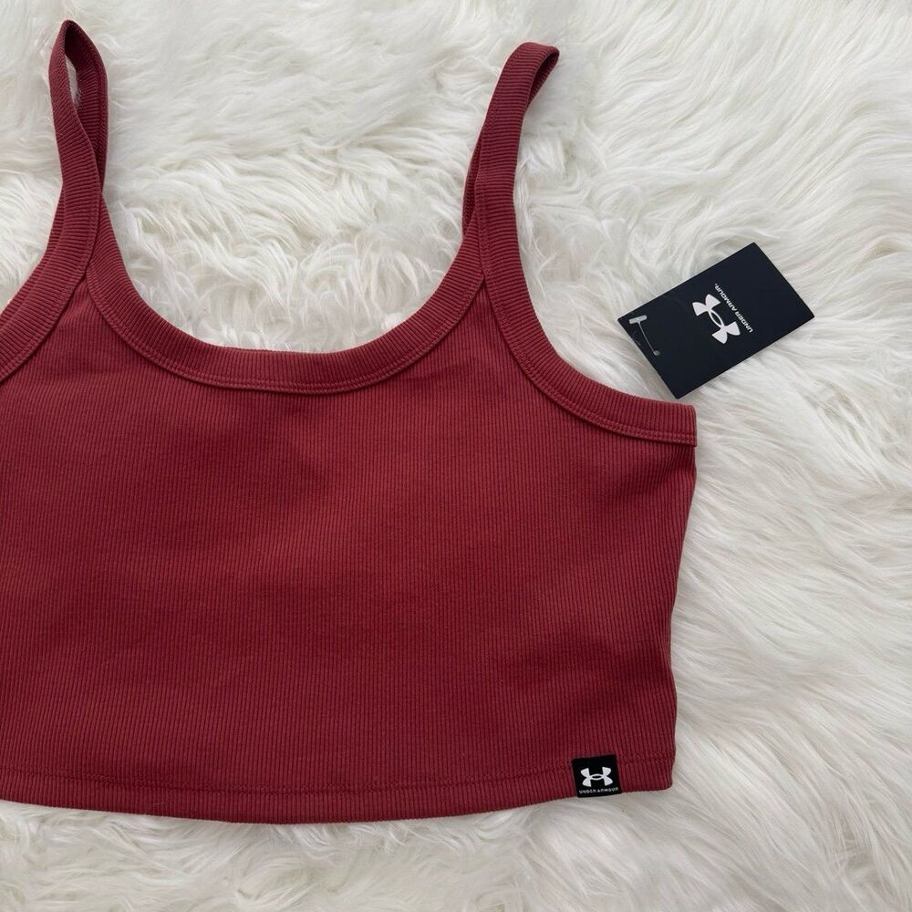 Under Armour Rival Rib Tiny Tank Size Large - Picture 4 of 9